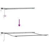 Manual Retractable Awning with LEDs Brown 500x300 cm 3310217