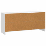 TV Cabinet High Gloss White 102 x 34.5 x 47 cm Engineered Wood 895829