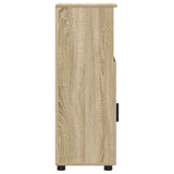 Bathroom Cabinet with Storage Sonoma Oak 30 x 35 x 95 cm 883316