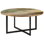 ZNTS Dining Table 150x75 cm Solid Wood Reclaimed 337074