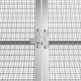 Rabbit Cage Anthracite 504.5x80.5x71 cm Galvanised Steel 3106448