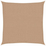Sunshade Sail 160 g/m Taupe 6x6 m HDPE 311389