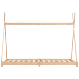 Kids Bed Frame Solid Pine Wood 90x200 cm 283357