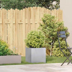 ZNTS Planter 40x40x40 cm Galvanised Steel 860666