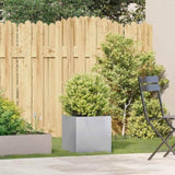 ZNTS Planter 40x40x40 cm Galvanised Steel 860666