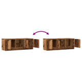 TV Cabinet Old Wood 102x35x36.5 cm Engineered Wood 856947