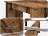Dinning Table 180 x 85 x 75 cm Engineered Wood Old Wood 3424944