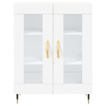 Highboard White 69.5x34x180 cm Engineered Wood 3198257