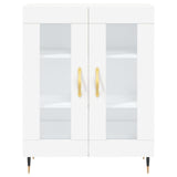 Highboard White 69.5x34x180 cm Engineered Wood 3198257