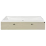 142348 Basin with Faucet Hole Ceramic White 76x42,5x14,5 cm