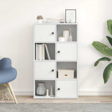 Bookcase White 60x24x101.5 cm Engineered Wood 860391