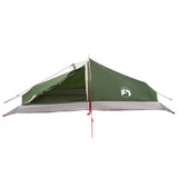 Backpacking Tent Green 2-Person 185T Polyester with PU Coating 42018574