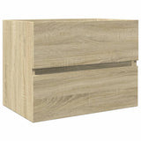 2 Piece Bathroom Furniture Set Ceramic and Engineered Wood 3307662