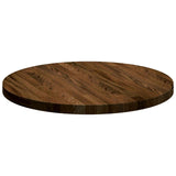 Table Top Dark Brown 50 x 2.5 cm Solid Oak Wood 42016008