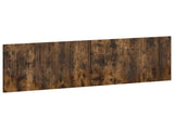 Wall-Mounted Headboard HOORN Smoked Oak Engineered Wood 897390
