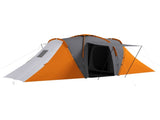 Large Camping Tent Tunnel Tent with 2 Bedroom and Living Area, 2000mm Waterproof, Portable with Bag T3398P349001