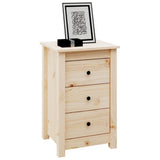 Bedside Cabinets 2 pcs 40x35x61.5 cm Solid Wood Pine 813700
