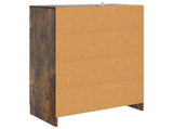 Sideboard Smoked Oak 66 x 34.5 x 92 cm Engineered Wood 895820