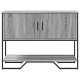 Console Table Grey Sonoma 100x35x74.5 cm Engineered Wood 848537