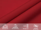 Sunshade Sail Oxford Fabric Square 6x6 m Red 135637