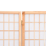 ZNTS Folding 6-Panel Room Divider Japanese Style 240x170 cm 352086