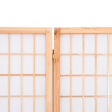 ZNTS Folding 6-Panel Room Divider Japanese Style 240x170 cm 352086