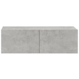 3 Piece TV Cabinet Set Concrete Grey Engineered Wood 3114321