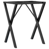Dining Table Legs X-Frame 60x40x73 cm Steel 357906
