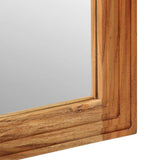 Bathroom Mirror Wall-mounted with Mirror Brown 70 x 50 x 2.5 cm 4017787