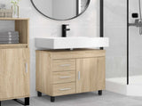 Bathroom Vanity Unit Sonoma Oak 60 x 35 x 60 cm Engineered Wood 889377