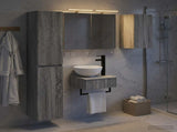 Bathroom Furniture Set 5 pcs Grey Sonoma 3407244