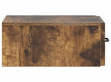 Wall-Mounted Side Table Smoked Oak 59 x 34.5 x 17 cm 899170