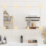 Wall Mirror with LED Lights 50x80 cm Glass Rectangle 3189156