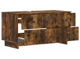 Bathroom Sink Cabinet EDE Smoked Oak 82 x 41x 59 cm 895920