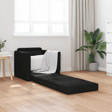 Sofa Bed Black 74 x 77 x 81 cm Fabric 4106623