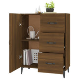 Sideboard Brown Oak 69.5x34x90 cm Engineered Wood 817356
