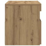 ZNTS TV Cabinet with LED Lights Artisan Oak 60x35x40 cm Engineered Wood 856311