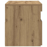 ZNTS TV Cabinet with LED Lights Artisan Oak 60x35x40 cm Engineered Wood 856311