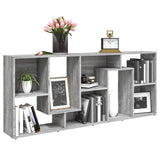 Book Cabinet Grey Sonoma 67x24x161 cm Engineered Wood 815502