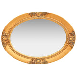 Wall Mirror Baroque Style 50x70 cm Gold 320353