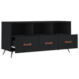 TV Cabinet Black 102x36x50 cm Engineered Wood 829005
