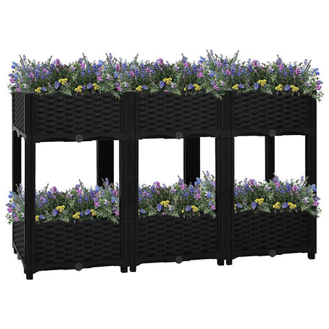 Raised Bed 120x40x71 cm Polypropylene 316536