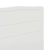 Headboard Gloss White Engineered wood 887983