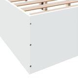 Bed Frame without Mattress White 160x200 cm 3281000