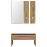 Hallway Furniture Set Artisan Oak Engineered Wood 3329172