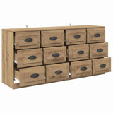 Sideboards with Drawer 2 pcs Artisan Oak 70 x 35.5 x 67.5 cm 3402666