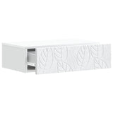 Wall-Mounted Side Table White 87.5 x 34.5 x 17 cm 898835