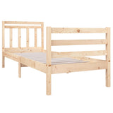Bed Frame without Mattress Small Single Solid Wood 3100614