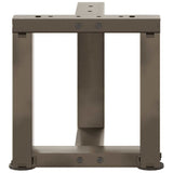 Coffee Table Legs T-Shaped 2 pcs Black 30x25x cm Steel 4013003