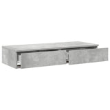 Bed Drawers Concrete Grey 90 x 36.5 x 16.5 cm Engineered Wood 866934
